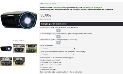 Verbeteringen aan onze webshop