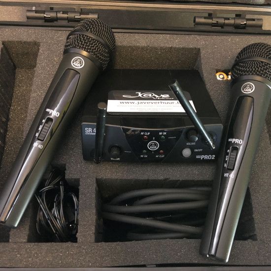 AKG WMS40 - Draadloze microset