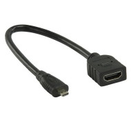 Micro HDMI naar HDMI verloopkabel Micro HDMI naar HDMI verloopkabel