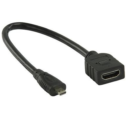 Micro HDMI naar HDMI verloopkabel Micro HDMI naar HDMI verloopkabel