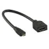 Micro HDMI naar HDMI verloopkabel