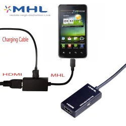 Smartphone (micro usb) naar HDMI convertor