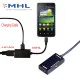 Smartphone (micro usb) naar HDMI convertor Smartphone (micro usb) naar HDMI convertor