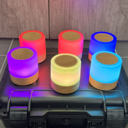 Mini sfeerlampenset RGB - Code JLM01 - 6 stuks