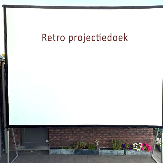 Retro projectiescherm JS19 Retro projectiescherm JS19